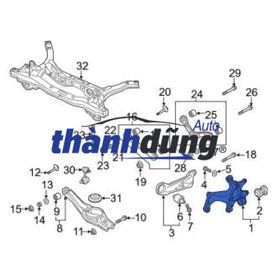 BỆ ĐỠ LÒ XO PHUỘC NHÚN TOYOTA INNOVA 2015 | 487200K030 - Ảnh 3