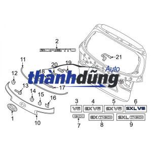 CHỮ HYUNDAI TRÁN XE HYUNDAI HD450 | 864517C000 - Ảnh 5