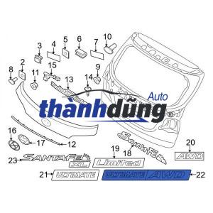 CHỮ E CỐP HẬU TOYOTA VIOS NSP150 | 75444-0D340 - Ảnh 4