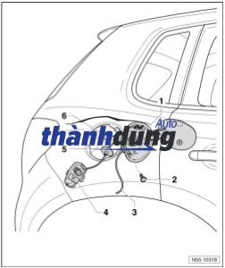 NÚT CÔNG TẮC MỞ BÌNH XĂNG XE KIA SORENTO 2013 | 93555-2P000 - Ảnh 4