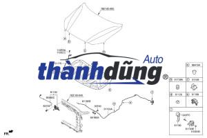 DÂY GIẬT NẮP CAPO MAZDA 6 2015 | BKC3-56-720 - Ảnh 5
