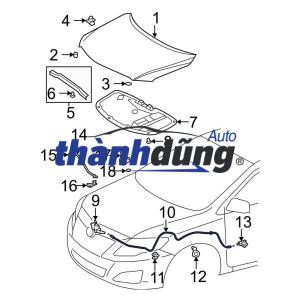 TY KHÓA CAPO FORD FOCUS NHỰA 2009 | 4M5AA16B970AB - Ảnh 4
