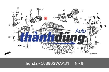 CAO SU CHÂN MÁY FORD EVEREST 2.2 2019 | GB3Z6038A - Ảnh 4