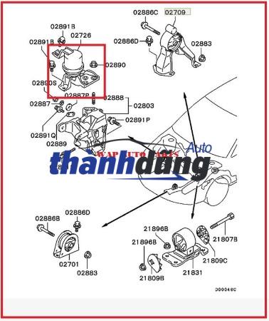 CAO SU CHÂN MÁY HYUNDAI SANTAFE GOLD | 21810-26750 - Ảnh 4