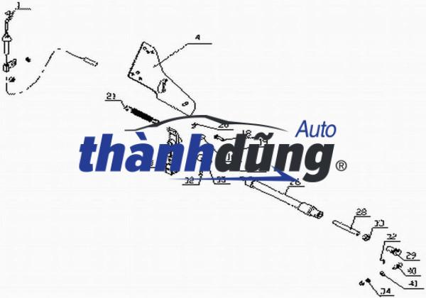 XY LANH TẮT MÁY SINOTRUCK HOWO A7 | WG9100570014 - Ảnh 6