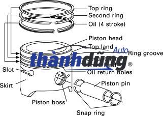 PÍT TÔNG XE TOYOTA VIOS 1NR 2017 | 13101-0Y040 - Ảnh 4