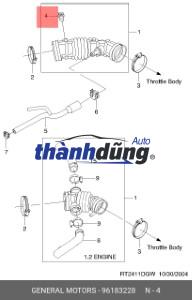 CẢM BIẾN NHIỆT ĐỘ KHÍ NẠP DAEWOO LEGANZA | 96183228 - Ảnh 5
