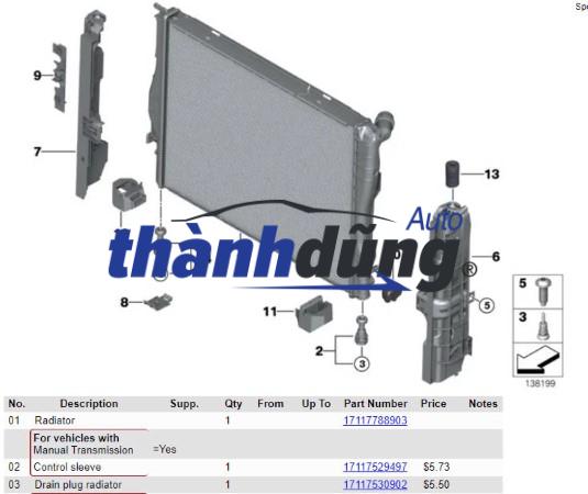 VAN KÉT NƯỚC MERCEDES GLE350 2012-2016 | 0009970224 - Ảnh 4
