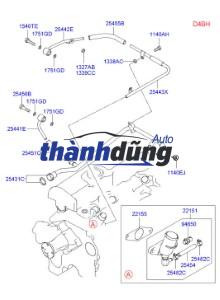 TUY Ô NƯỚC TURBO HYUNDAI STAREX | 25443-42630 - Ảnh 5