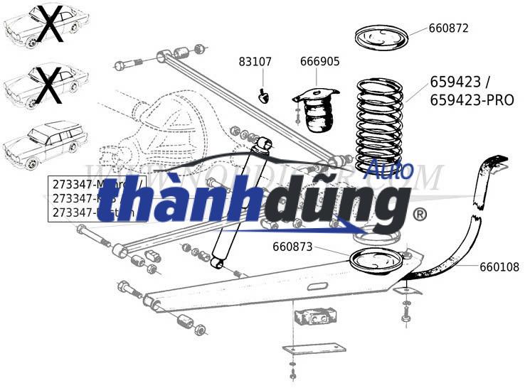 GIẢM CHẤN NHÍP SAU FORD RANGER 3.2 2017 | AB315K570BC - Ảnh 5