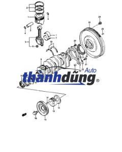 VÒNG RĂNG BÁNH ĐÀ SUZUKI 5 TẠ 96 RĂNG | 1262085301 - Ảnh 4