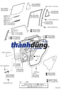 ỐP CỘT CHÂN KÍNH TRÁI VINFAST VF5 2024 | BEX73020111AC - Ảnh 3