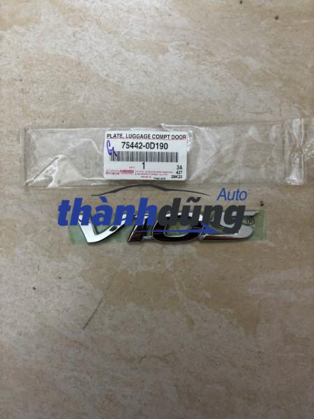 logo chữ vios cốp hậu xe toyota vios | 75442-0d190