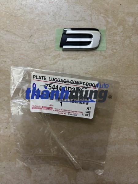 CHỮ E CỐP HẬU TOYOTA VIOS NSP150 | 75444-0D340 - Ảnh 2