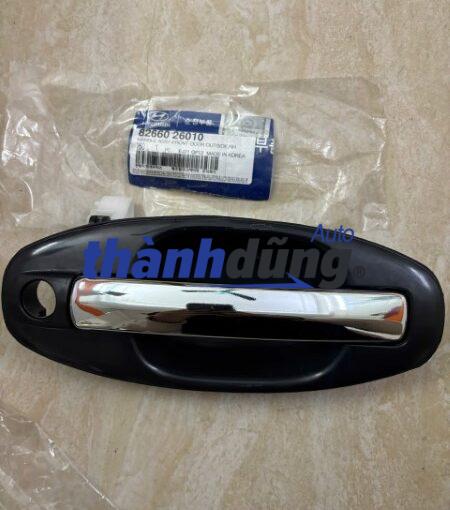 tay mở cửa ngoài xe hyundai santafe gold | 8266026010