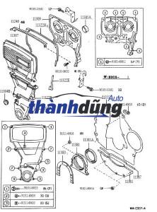 GIOĂNG BƯỞNG CAM VOLKSWAGEN SCIROCCO 2009-2018 | 06H103483E - Ảnh 4
