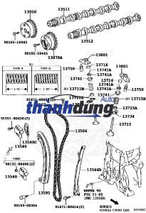 CON ĐỘI THỦY LỰC KIA CARNIVAL 2005 | 222314X000 - Ảnh 4