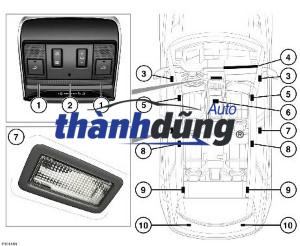NẮP ĐÈN TRẦN PHẢI TOYOTA YARIS 2011 | 8126552020 - Ảnh 5