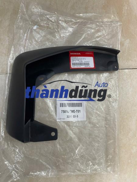 chắn bùn bánh trước trái honda crv | 75810-tme-t01