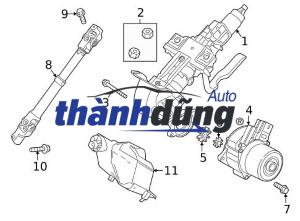 CAO SU HOA KHẾ CỌC LÁI MAZDA CX8 2020-2024 | KD31324A1 - Ảnh 5