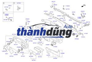 MẶT ỐP TÁP LÔ HYUNDAI HD65 2010-2016 | 847105H000 - Ảnh 4