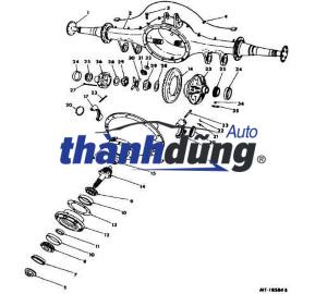 PHỚT ĐÙM CẦU FORD TRANSIT 2007 | 3C1114A052AA - Ảnh 5