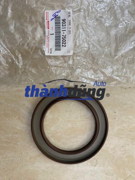 phớt đuôi trục cơ toyota vios 1.5 2013 | 90311-75022