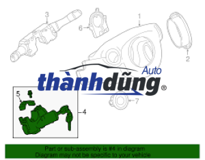 HỘP ĐIỀU KHIỂN KHÓA VÔ LĂNG NISSAN TEANA 2008-2012 | 48708-9N00A - Ảnh 4