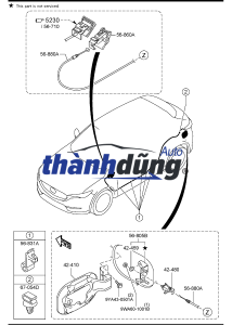 MÔ TƠ MỞ NẮP BÌNH DẦU FORD EVEREST 2008 | HG30-42-470B - Ảnh 4