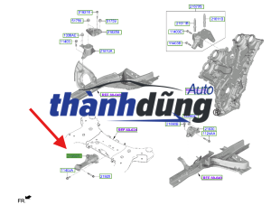 CHÂN MÁY THANH GIẰNG XE HYUNDAI SANTAFE 2016 | 219702W200 - Ảnh 4