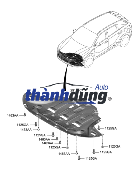 CHẮN BÙN GẦM PHỤ CHEVROLET SPARK 2013 | 95990789 - Ảnh 4