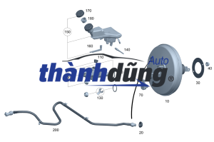 BẦU TRỢ LỰC PHANH HYUNDAI HD78 D4DD 2007 | 416005K000 - Ảnh 4