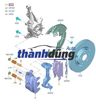 BỐ THẮNG SAU HYUNDAI STARGAZER 2023 | 58302BVA05 - Ảnh 5