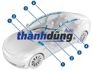 TÚI KHÍ HÀNH KHÁCH HYUNDAI TUCSON 2023 | 80310N9500 - Ảnh 4