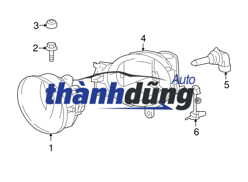 ĐÈN GẦM XE HYUNDAI I10 2018 | 92201B4600 - Ảnh 5