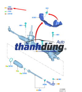THƯỚC LÁI DAEWOO LACETTI EX 2009 | 96407341 - Ảnh 5