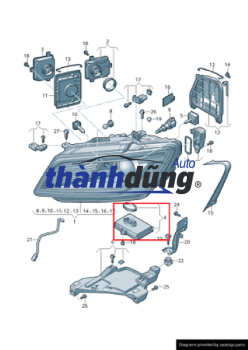 BALLAST ĐÈN PHA FORD EVEREST 2.0 AT 2022 | LC5A13B626AG - Ảnh 3