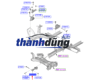 CHÂN MÁY THANH GIẰNG XE HYUNDAI SANTAFE 2016 | 219702W200 - Ảnh 5