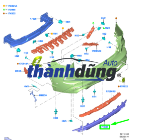 BÁT CÀI CẢN TRƯỚC THACO FRONTIER TF420 2020-2025 | CK2803103V1 - Ảnh 4