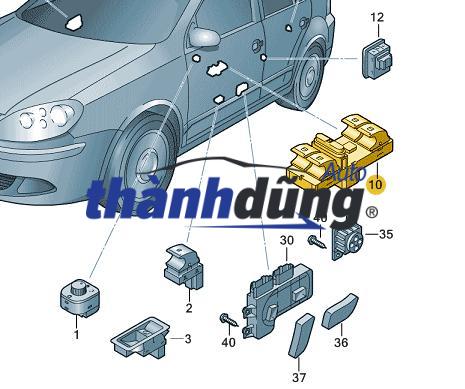 CÔNG TẮC LÊN KÍNH TRƯỚC PHỤ MAZDA CX5 | KA1G66380 - Ảnh 5