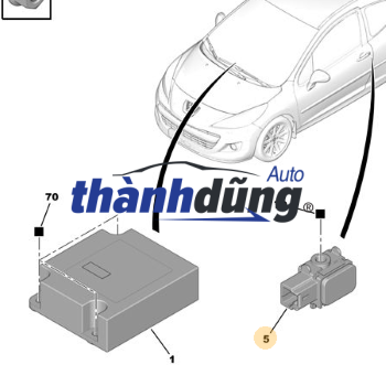 CẢM BIẾN KÍCH NỔ TÚI KHÍ HYUNDAI TUCSON 2015-2023 - Ảnh 6