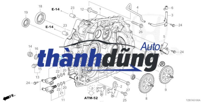 VAN MỞ DẦU HỘP SỐ KÉP HONDA ACCORD 2007-2013 | 28260R90004 - Ảnh 3