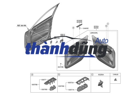 CÔNG TẮC NÂNG HẠ KÍNH TỔNG HYUNDAI SANTAFE | 935702W050 - Ảnh 5