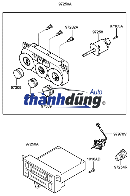 CÔNG TẮC QUẠT GIÓ KIA K165 | 0K6BY61C70 - Ảnh 4