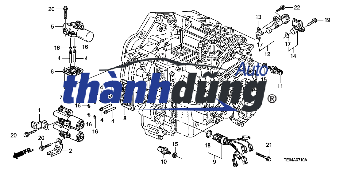 VAN MỞ DẦU HỘP SỐ KÉP HONDA ACCORD 2007-2013 | 28260R90004 - Ảnh 4