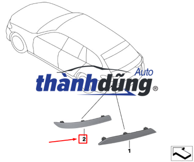 ĐÈN CẢN SAU PHỤ HYUNDAI SANTAFE 2014 | 924062W200 - Ảnh 6