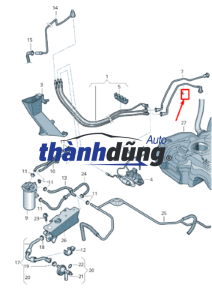 ỐNG DẪN XĂNG NISSAN XTRAIL 2.5 2009 | 164404BA2A - Ảnh 4