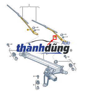 LƯỠI GẠT MƯA SAU FORD EXPLORER 2018 | BB5Z17528FA - Ảnh 5