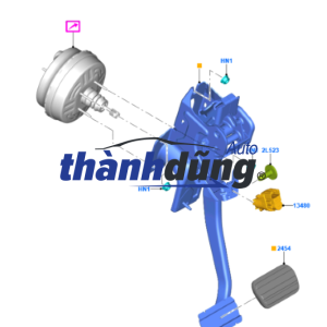 BÀN ĐẠP PHANH HYUNDAI HD380 | 593107C000 - Ảnh 5