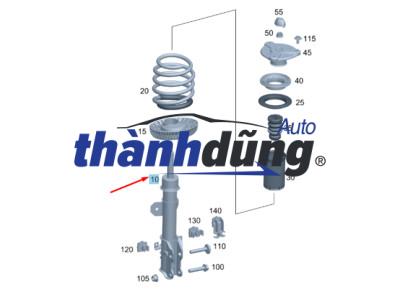 GIẢM XÓC TOYOTA VIOS 2009 | 4851009N51 - Ảnh 5
